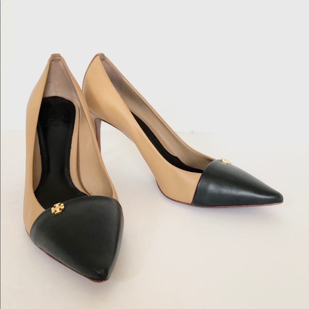 Tory Burch Penelope cap toe heels